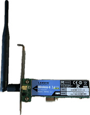 Linksys Wireless-G 2.4GHz PCI Adapter WMP54G Antenna, used for sale  Shipping to South Africa