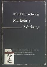 Marktforschung marketing werbu gebraucht kaufen  Bubenhm.,-Wallershm.