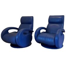 2 blue chairs recliners for sale  Boca Raton