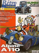 Retro hebdo alpine d'occasion  Rennes-