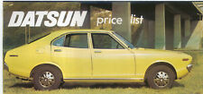 Datsun price list for sale  BATLEY