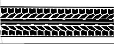 TYRE TREAD TRACK  DECAL CAR STICKER for sale  Shipping to South Africa