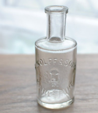 Vintage glass bottle for sale  LONDON