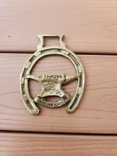 Brass horse medallion for sale  PERRANPORTH