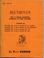 Beethoven string quartets usato  Angri