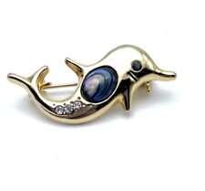 Dolphin shaped brooch for sale  Olympia