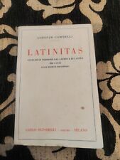 Latinitas cammelli lorenzo usato  Rosa