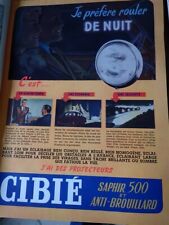 Cibie headlight projector d'occasion  Expédié en Belgium