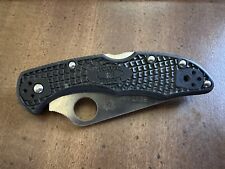 Spyderco V8-10 Knife Folding Seki-City Japan Black Serrated Best Man for sale  Shipping to South Africa