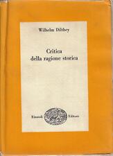 Dilthey wilhelm..critica della usato  Italia