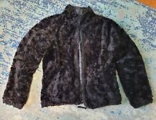 fur faux black jacket for sale  Rochester
