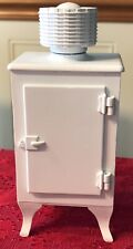 Dollhouse Miniature White Metal 1920s Monitor Top Refrigerator Dee’s Delights for sale  Shipping to South Africa