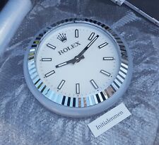 Reloj de pared ROLEX 100% ORIGINAL distribuidor pantalla reloj MUY RARO 19 pulgadas INDUCTA, usado segunda mano  Embacar hacia Argentina