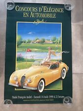Affiche ancienne automobile d'occasion  Moutiers-les-Mauxfaits