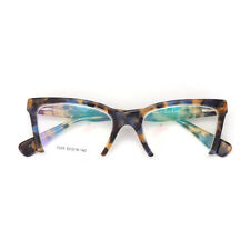 Usado, Óculos femininos luxuosos de acetato borboleta meia aro armações óculos comprar usado  Enviando para Brazil