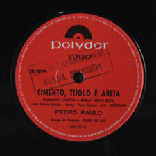 PEDRO PAULO: cimento, tijolo e areia / suzana Polydor 7" Single 45 RPM comprar usado  Enviando para Brazil