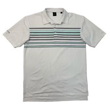 Camisa polo masculina golfe Dunning XL extra grande branca peito listrada elástica Droptail comprar usado  Enviando para Brazil