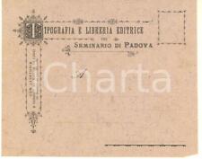 1910 seminario padova usato  Italia