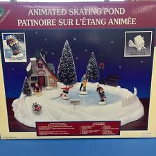 Used, Lemax Animated Skating Pond Animated Christmas Village Accessory 54106 1995 for sale  Littleton
