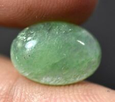 Usado, Piedra preciosa cabujón aventurina verde natural semipreciosa más rara de 5,00 quilates segunda mano  Embacar hacia Argentina