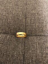 Gold wedding band for sale  WOKING