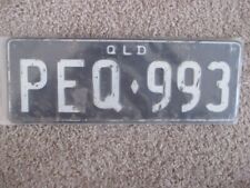 QUEENSLAND Austrália. Placa de aço antiga PEQ _ 993, usado comprar usado  Enviando para Brazil