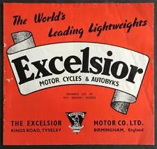 Excelsior motorcycles autobyks for sale  Shipping to Ireland
