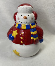 Vintage Christmas Snowman Cookie Jar  AMC  NY, NY, used for sale  Shipping to South Africa