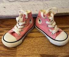 Entrenadores infantiles Converse All Star Chuck Taylor 7J234 rosa/blanco EE. UU. 5 segunda mano  Embacar hacia Argentina