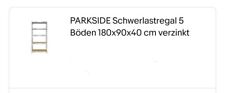 Schwerlastregal parkside 180x9 gebraucht kaufen  Reinbek