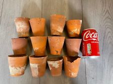 12 Vintage Terracotta Pots for sale  Shipping to South Africa