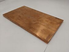 Placa de barra sólida de cobre 13-3/4x8x 1/2" estoque sucata material ferramentas 17 lb comprar usado  Enviando para Brazil