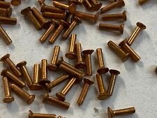 Copper countersunk rivets for sale  LEICESTER