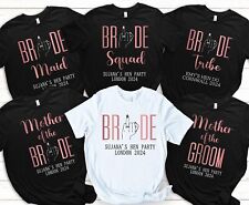 Tshirt personalised bridal for sale  LONDON