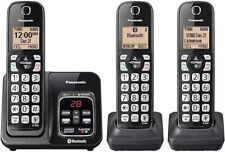 Teléfono inalámbrico Panasonic KX-TGD833M 3x contestador automático bloque de llamadas segunda mano  Embacar hacia Argentina