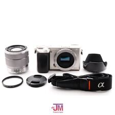 Used, Sony Alpha A6000 Silver 24MP w 18-55mm f/3.5-5.6 OSS Lens from Japan 9,038 Shots for sale  Shipping to South Africa