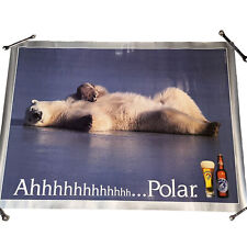 Pôster de cerveja POLAR original vintage urso polar ALLSTOCK 30,5”x23” comprar usado  Enviando para Brazil