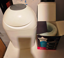 Tommee Tippee Sangenic TEC Nappy Disposable Bin Tub System + 4 Sangenic cassette for sale  Shipping to South Africa