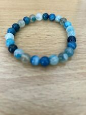 Mens blue beaded for sale  GREAT YARMOUTH