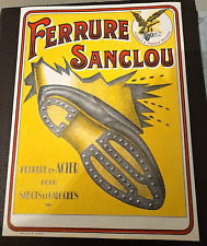 Petite affiche publicitaire d'occasion  Saint-Michel-Chef-Chef