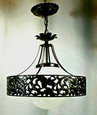 Luminária de teto KAMRO meados do século metal preto sueca bola 14,5" em excelente estado usado, usado comprar usado  Enviando para Brazil