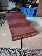 Antique Drake's Cake 3 Tier Metal Store Display Stand for sale  Shipping to South Africa