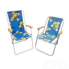 Floral deck chairs for sale  MIDDLESBROUGH