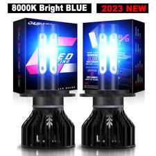 Kit combo de lâmpadas para faróis de LED 2 peças H7 feixe alto + baixo 8000K super azul brilhante comprar usado  Enviando para Brazil