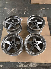 17” work equip 05 3 Piece Split Rims 5x114.3 10j + 10.5j Freshly Refurbished for sale  Shipping to South Africa