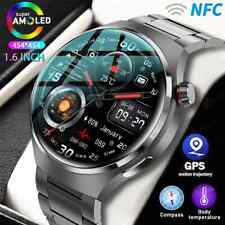 Smartwatch masculino GT4 Pro GPS NFC frequência cardíaca chamada Bluetooth comprar usado  Enviando para Brazil