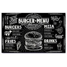 Burger menu blackboard for sale  GLASGOW