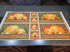 Harvest greetings panel for sale  Manitowoc