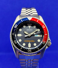 RELÓGIO MASCULINO AUTOMÁTICO USADO SEIKO MERGULHADOR 7S26-0030 SKX015 MED 982174 comprar usado  Enviando para Brazil