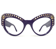 Versace Sunglasses Frames MOD.4269 5113/79 Purple Gold Studs Oversized 56-21-135 for sale  Shipping to South Africa